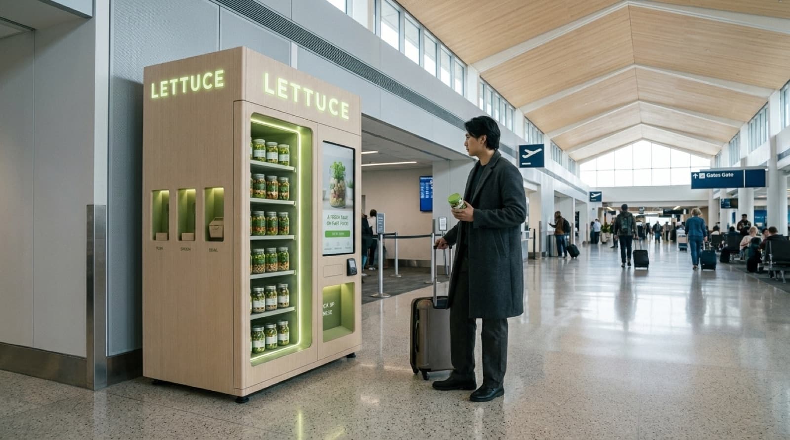 Lettuce-stasjon — Flyplassen